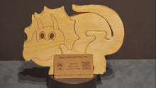 Load and play video in Gallery viewer, Triceratops Puzzle
