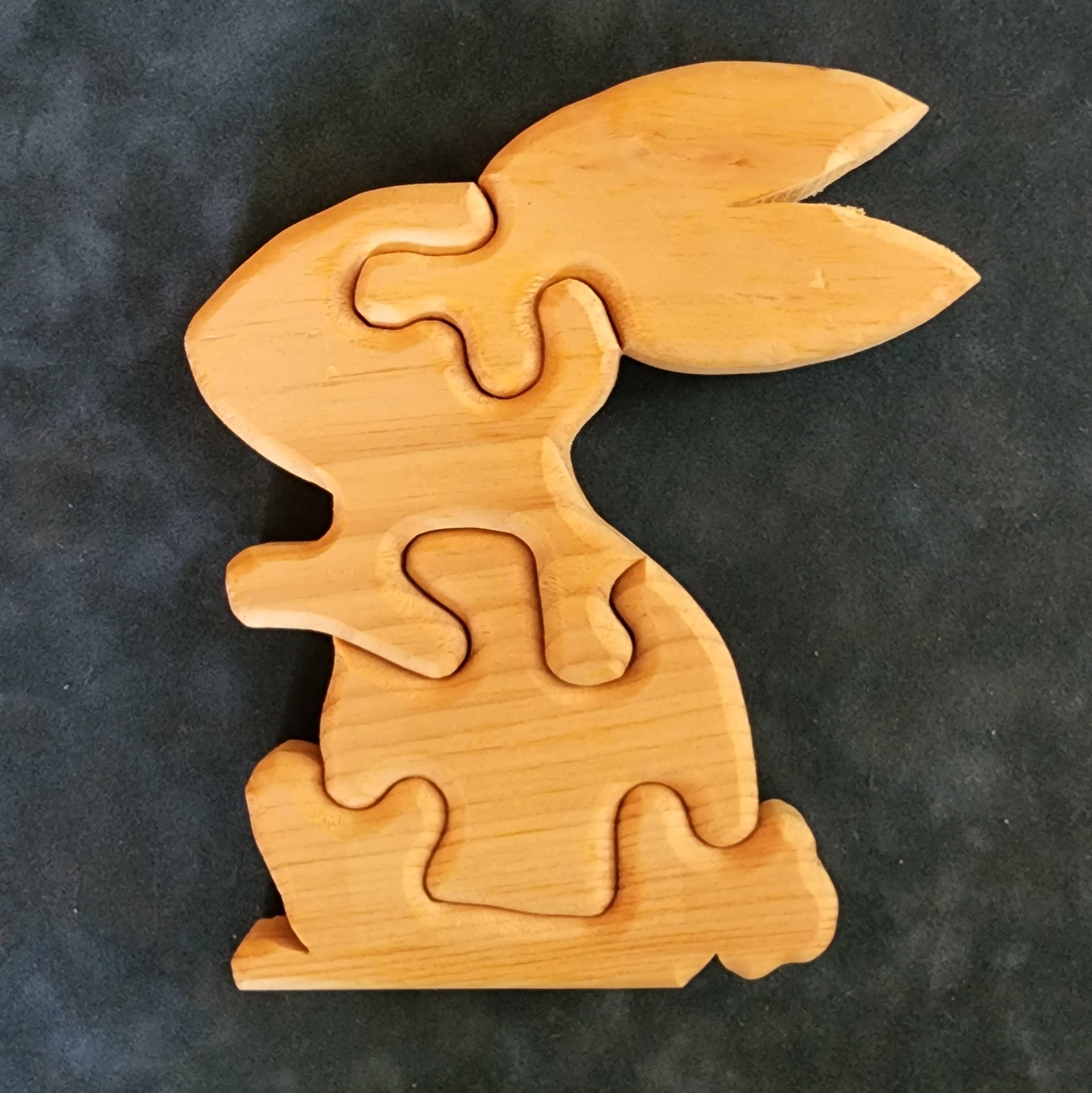 Wooden Bunny Decorative Puzzle