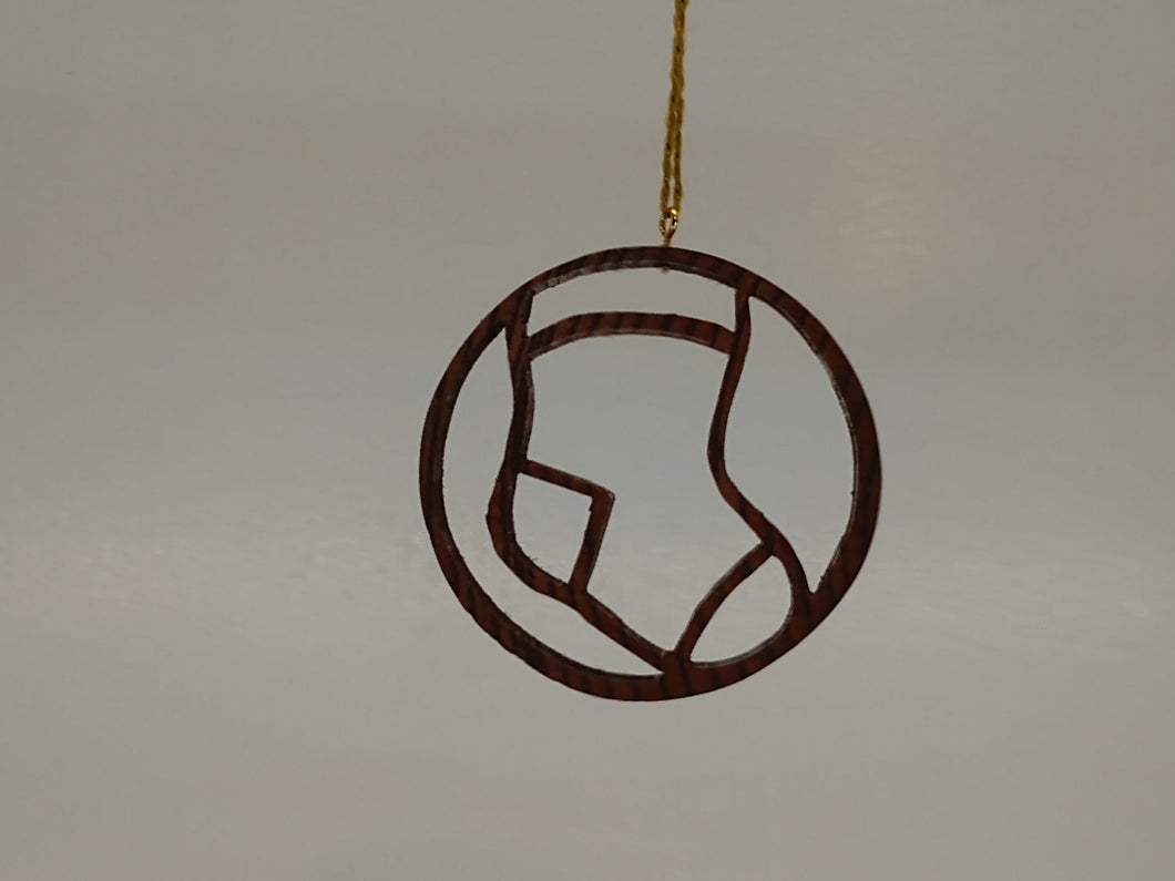 Stocking Filigree Ornament